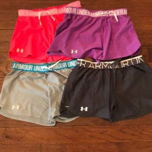 4 UA shorts.